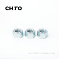 ISO 4033 Grado 8 NUTS HEXAGONALES ZINC chapados en